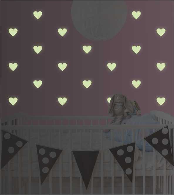 Leuchtset Herzen leuchtend