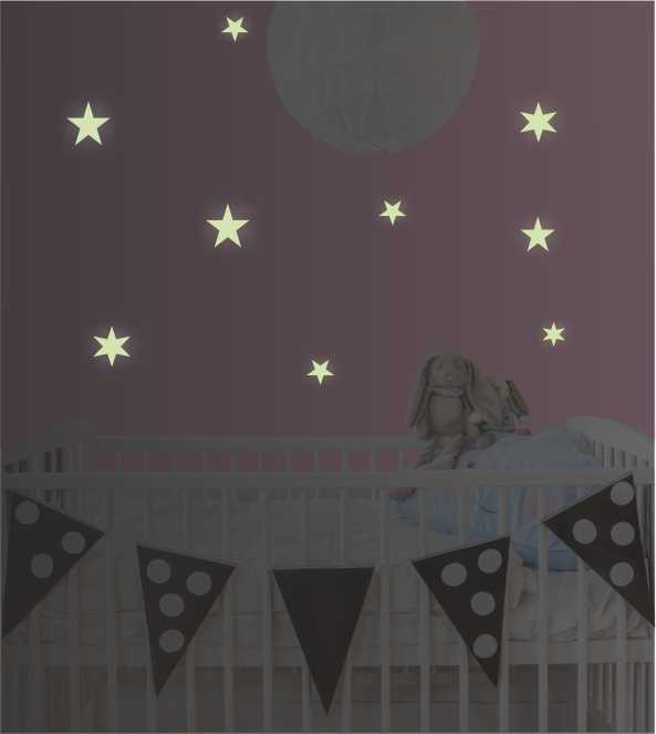 Leuchtset Sternchen leuchtend