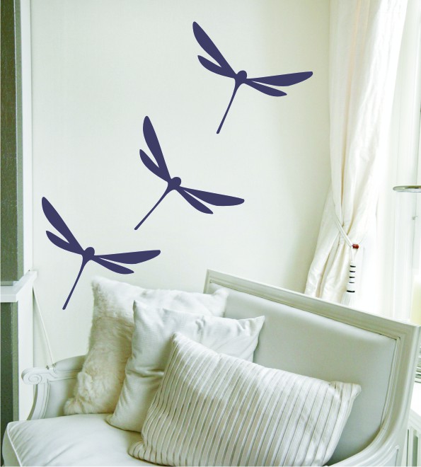 Libellen als Wandtattoo