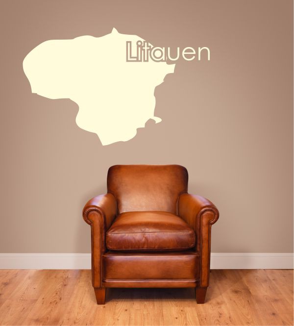 Litauen als Wandtattoo