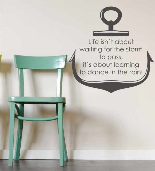 Life is´n´t about... als Wandtattoo