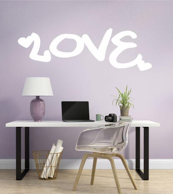Love Graffiti als Wandtattoo 