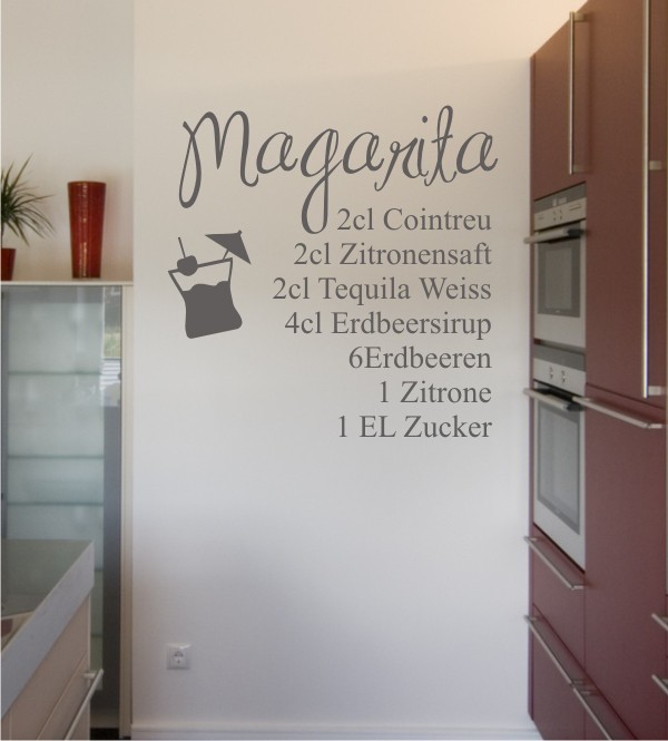 Magarita als Wandtattoo