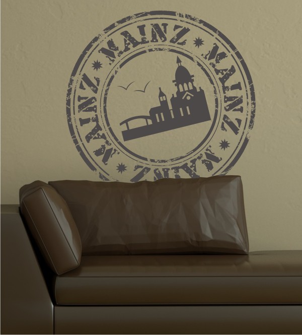 Stempel von Mainz als Wandtattoo 