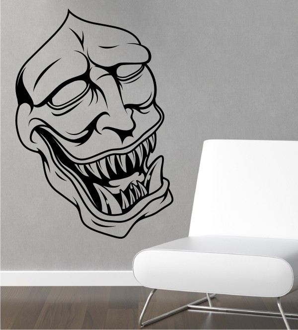 Maske als Wandtattoo