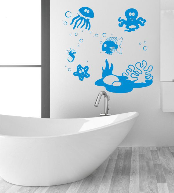 Meereswelt als Wandtattoo