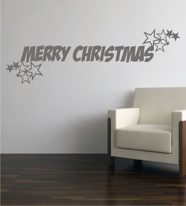 Merry Christmas als Wandtattoo