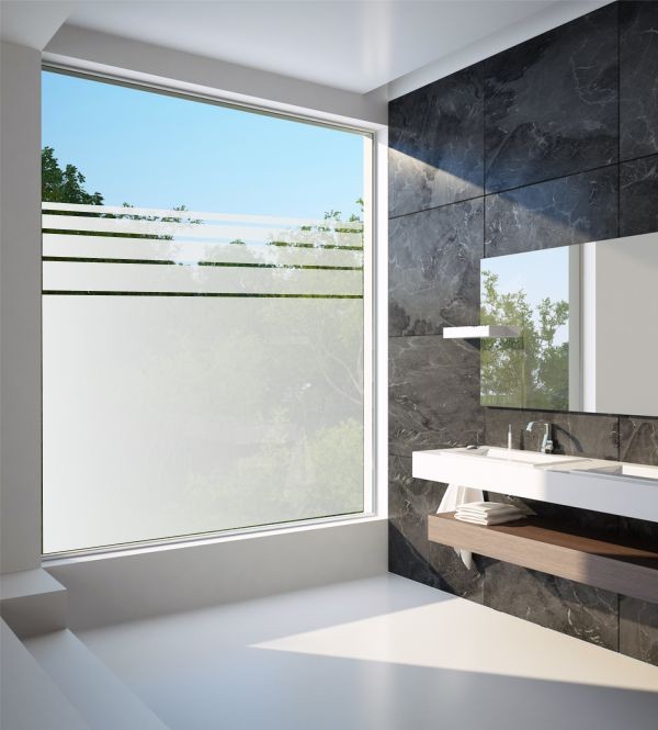 Milchglasfenster Streifen