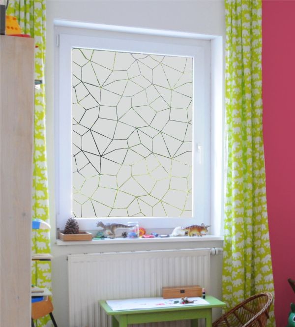 Milchglasfolie gemustert Fenster