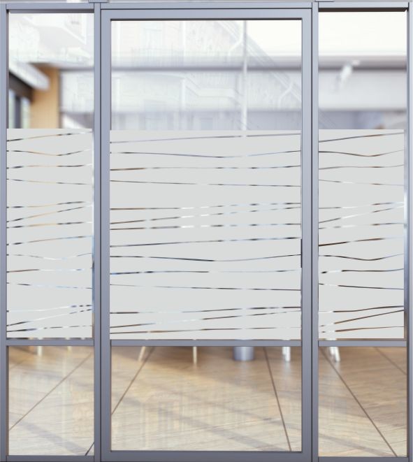 Milchglasfolie Wellen