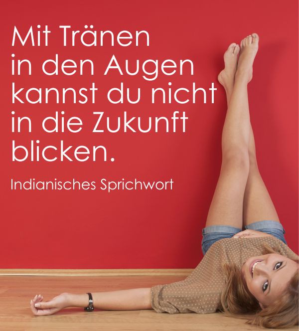 Mit Tränen in... als Wandtattoo