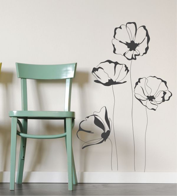 Mohnblumen 1... als Wandtattoo