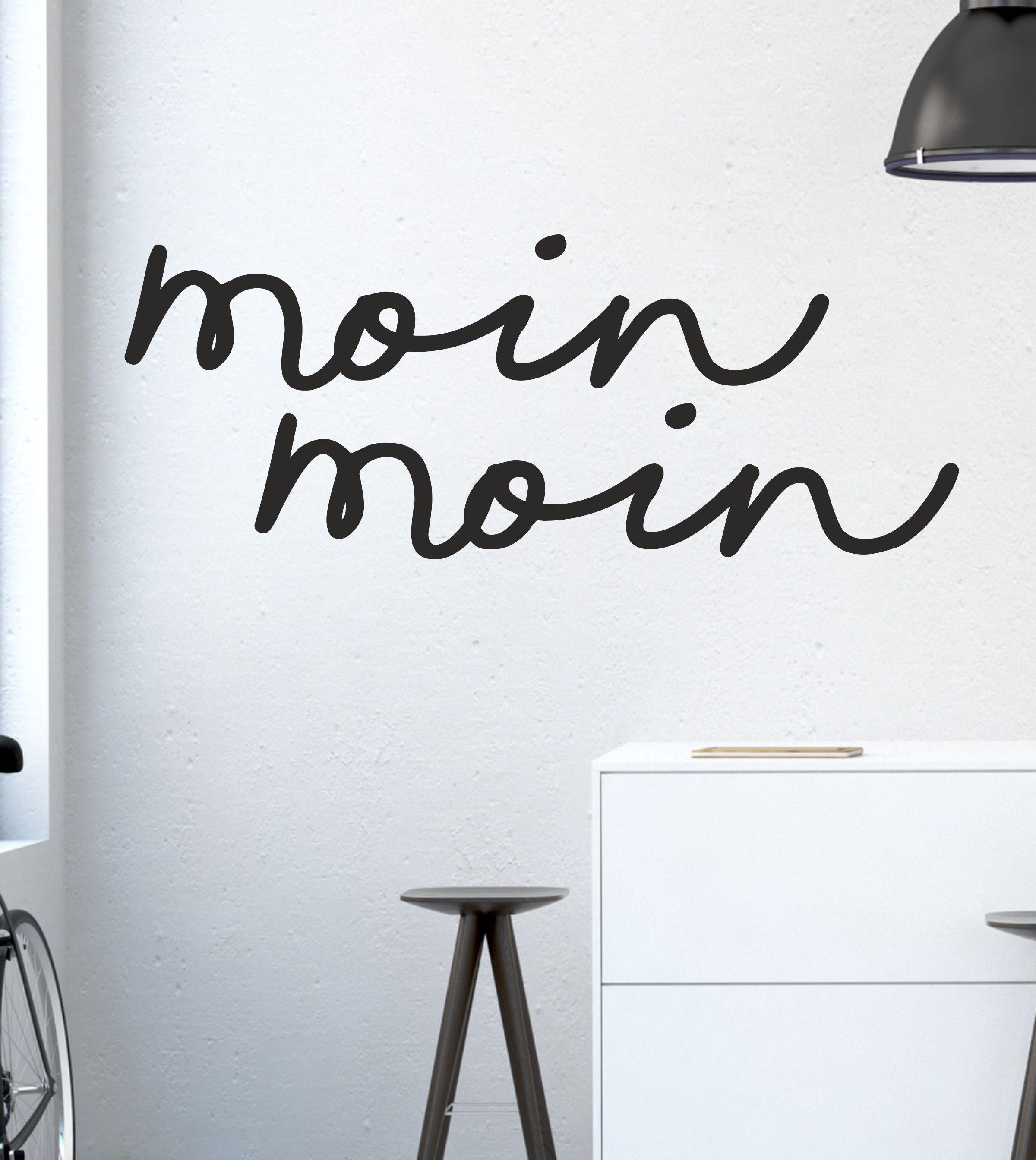 Wandtattoo moin moin