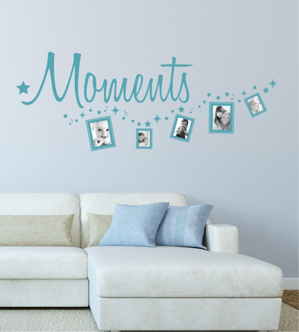 Moments + Rahmen als Wandtattoo