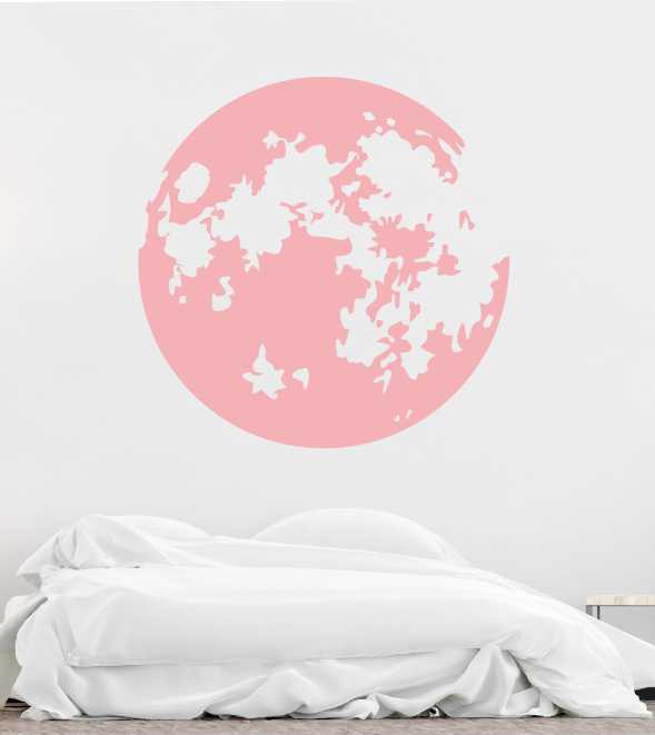 Mond als Wandtattoo 