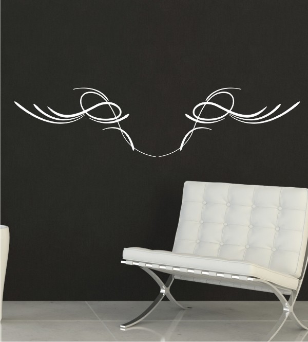 Künstlerische Tattoonadeln als Wandtattoo