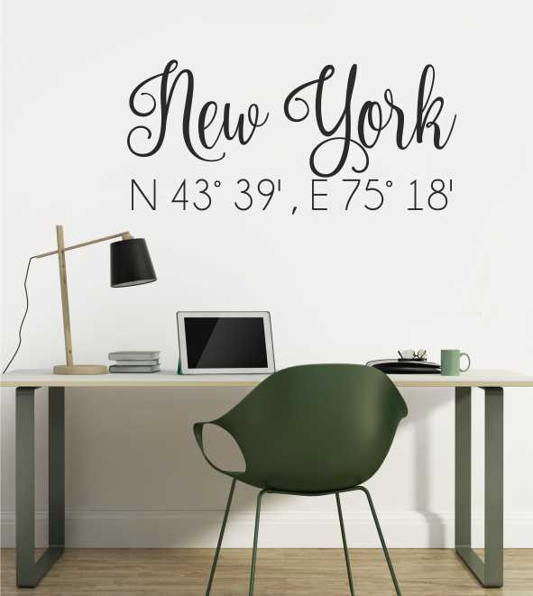 New York als Wandtattoo 
