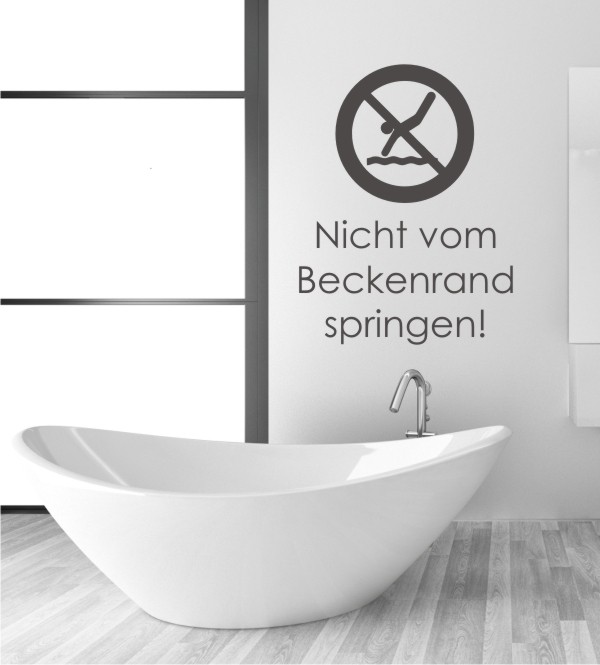 Nicht vom... als Wandtattoo