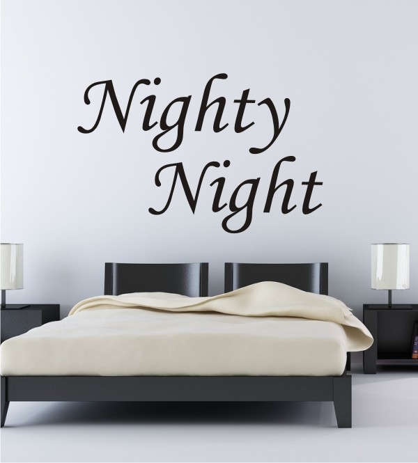Nighty Night als Wandtattoo