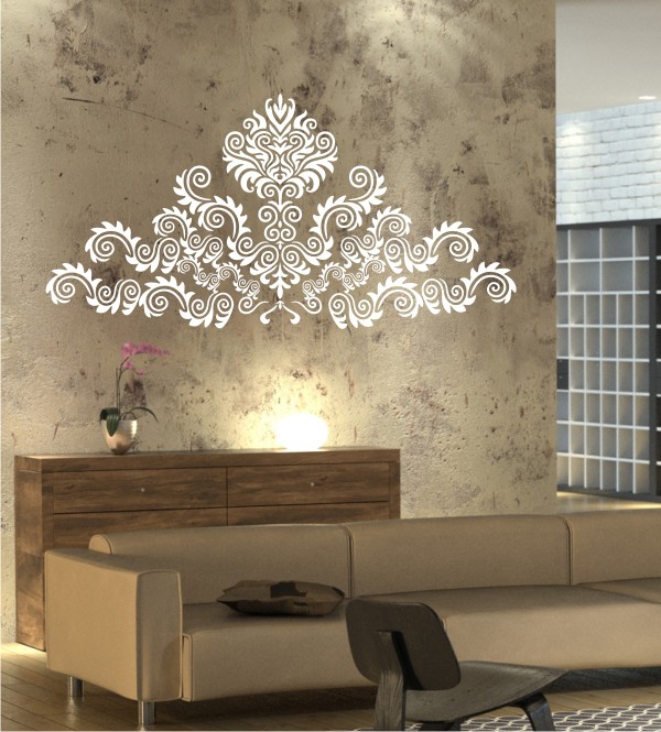 Vintage Ornament als Wandtattoo 