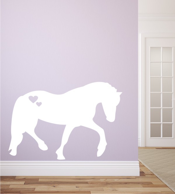 Süßes Pferdchen als Wandtattoo