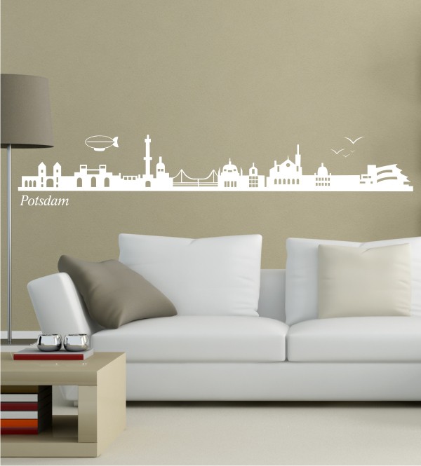Skyline von Potsdam als Wandtattoo 