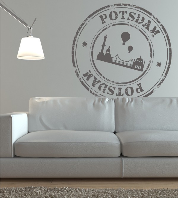 Stempel von Potsdam als Wandtattoo 