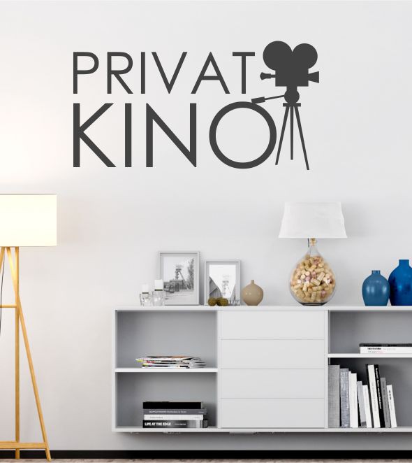 Privat Kino als Wandtattoo