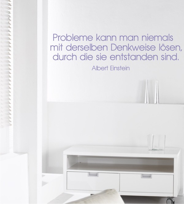 Probleme kann man.... als Wandtattoo 
