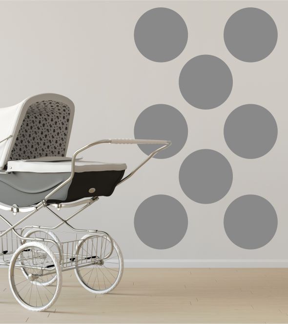 Große Kreise (Set) als Wandtattoo