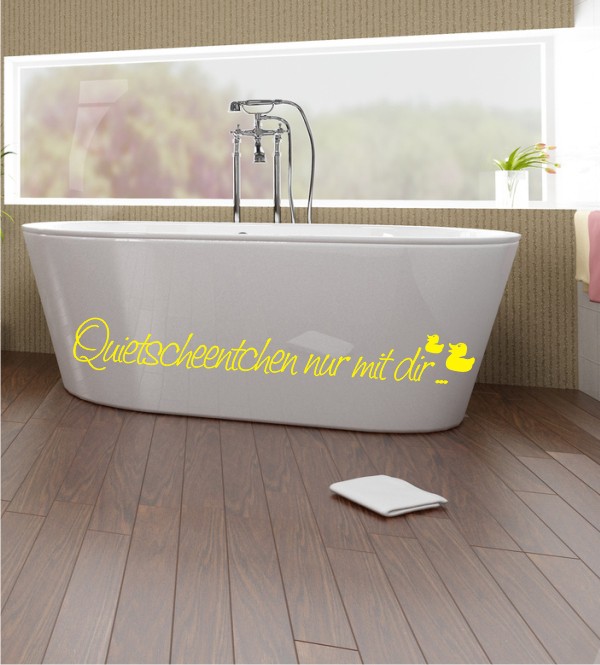Quietscheentchen .... als Wandtattoo
