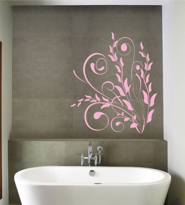 Gräser Ranke als Wandtattoo 