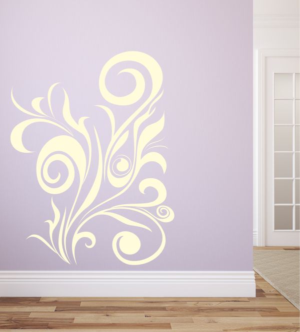 Ranke Retro als Wandtattoo