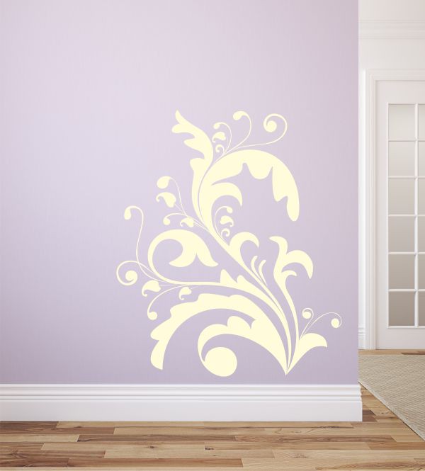 Ranke Vintage als Wandtattoo