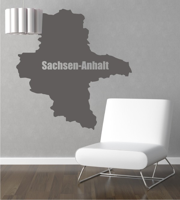 Sachsen-Anhalt als Wandtattoo 