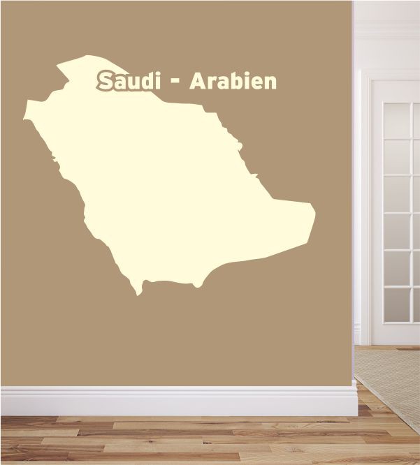 Saudi - Arabien als Wandtattoo