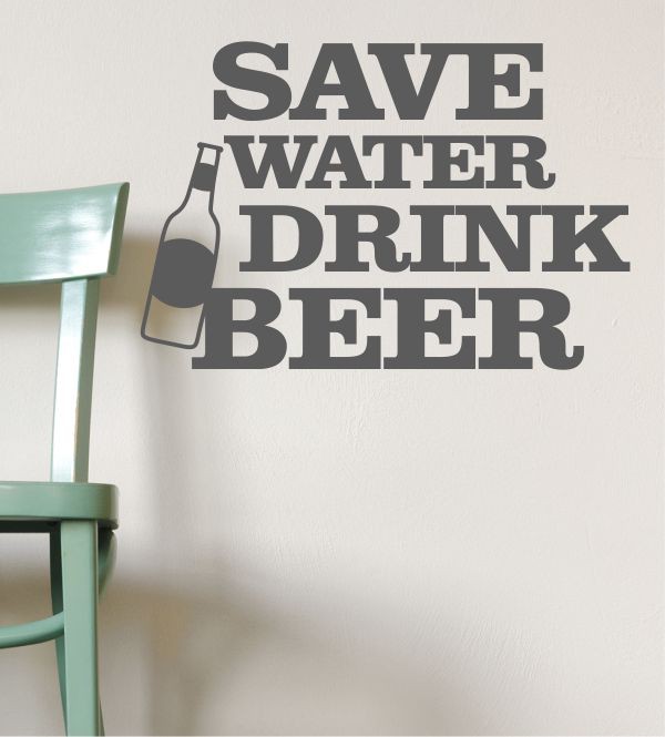 Save the water 2 als Wandtattoo