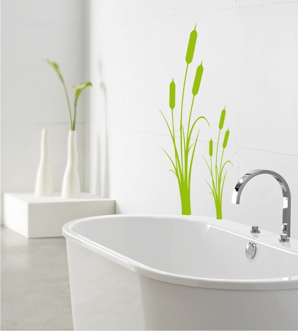Schilf als Wandtattoo