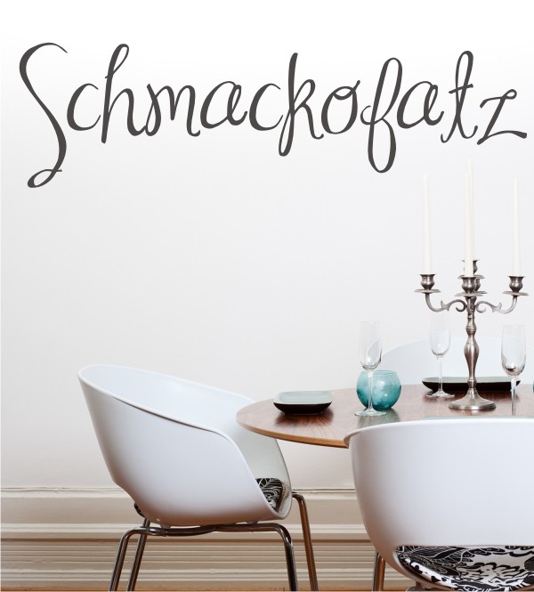 Schmackofatz als Wandtattoo