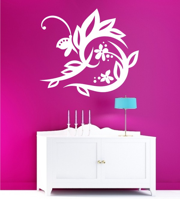 Schmetterlingsvariation als Wandtattoo