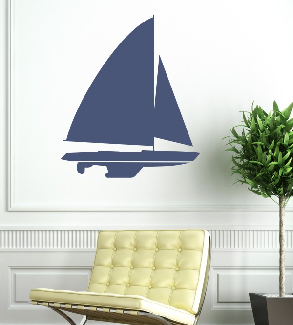 Segler als Wandtattoo