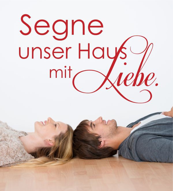 Segne unser Haus... als Wandtattoo