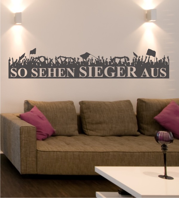 So sehen Sieger aus als WM Wandtattoo