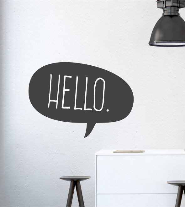 Sprechblase HELLO