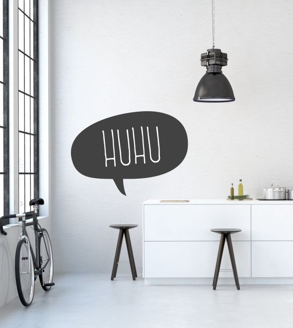 Sprechblase mit Wunschtext