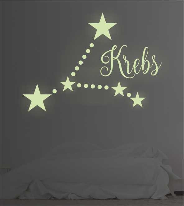 Sternzeichen Krebs leuchtend