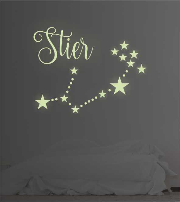 Sternzeichen Stier leuchtend