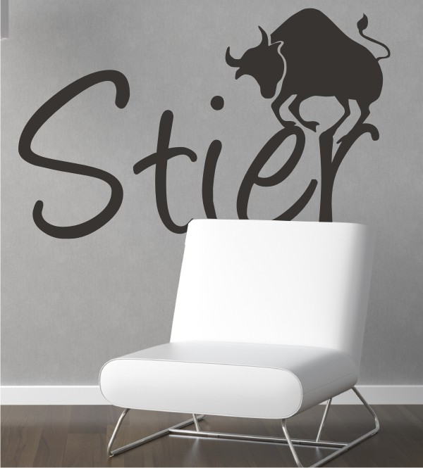 Stier mit Symbol