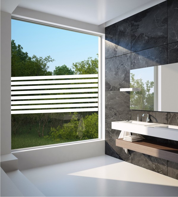 Streifen in Milchglasoptik