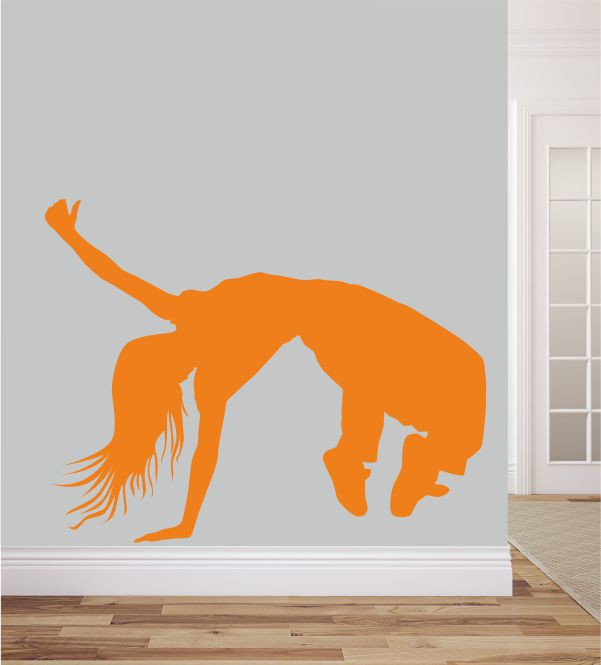 Tänzerin als Wandtattoo